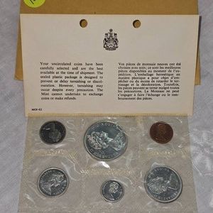 1965 Royal Canadian Mint Proof Set, Silver UNC