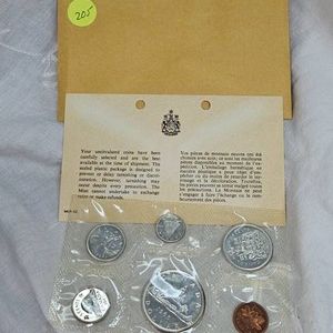 1965 Royal Canadian Mint Proof Set, Silver,UNC