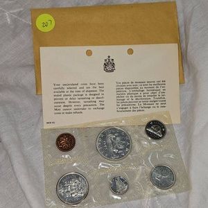 1965 Royal Canadian Mint Proof Set, Silver,UNC