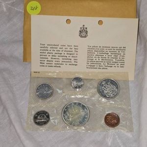 1965 Royal Canadian Mint Proof Set, Silver,UNC