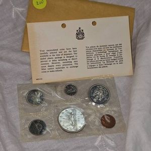 1965 Royal Canadian Mint Proof Set, Silver,UNC