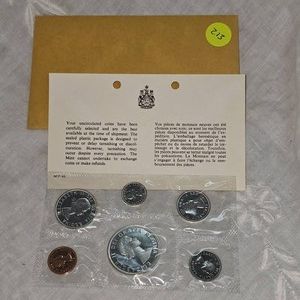 1964 Royal Canadian Mint Proof Sets, Silver UNC