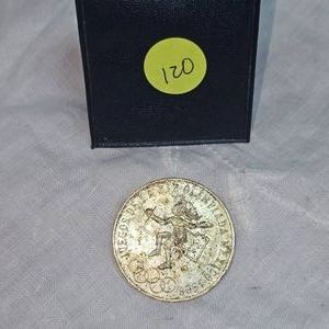 1968 Mexico 25 Pesos Silver Olympics 72% Silver Coin