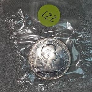 1964 Royal Canadian Mint Silver $1, 1864-1964 Proof UNC