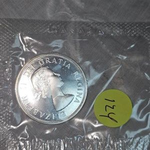 1964 Royal Canadian Mint Silver $1, 1864-1964 Proof UNC
