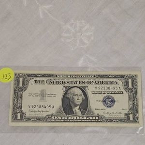 1957B $1 Silver Certificate