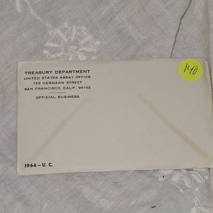 1967 US P&D Mint Set UNC Silver in Envelope