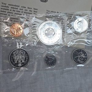 1964 Canadian Mint Proof Set, Silver UNC