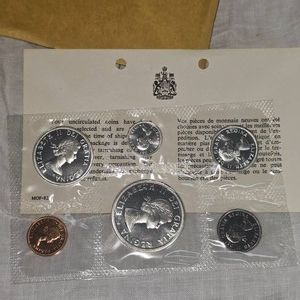 1964 Canadian Mint Proof Set, Silver UNC