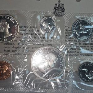 1964 Canadian Mint Proof Set, Silver UNC