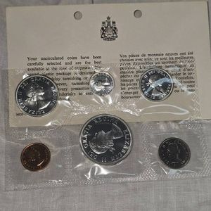 1964 Canadian Mint Proof Set, Silver UNC