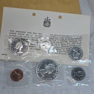 1964 Canadian Mint Proof Set, Silver UNC