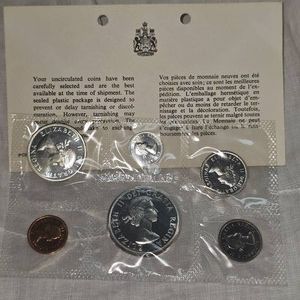 1964 Canadian Mint Proof Set, Silver UNC