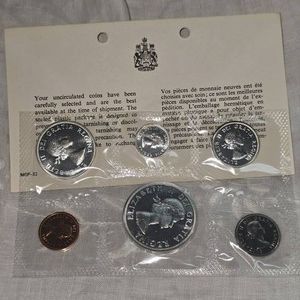 1964 Canadian Mint Proof Set, Silver UNC