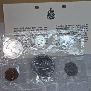 1964 Canadian Mint Proof Set, Silver UNC
