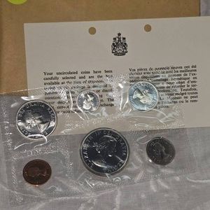 1964 Canadian Mint Proof Set, Silver UNC