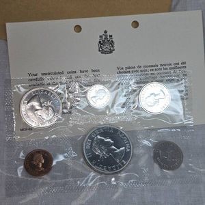 1964 Canadian Mint Proof Set, Silver UNC