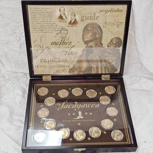 Sacagawea Golden Dollar Collection, 16 in Display