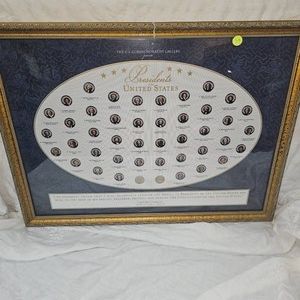 Presidents of United States Quarters Display, fram is coming apart at top