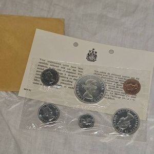 1964 Canadian Mint Proof Set, Silver UNC