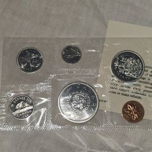 1964 Canadian Mint Proof Set, Silver UNC