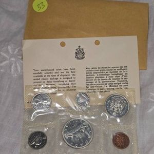 1965 Canadian Mint Proof Set, Silver, UNC