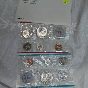 1964 P&D US Mint Set, UNC Mint