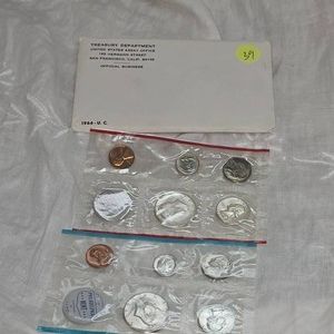 1964 P&D US Mint Set, UNC Mint