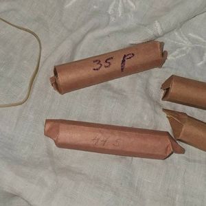 Rolls WheatBack Pennies 1c, 34P, 44S, 39P,35P