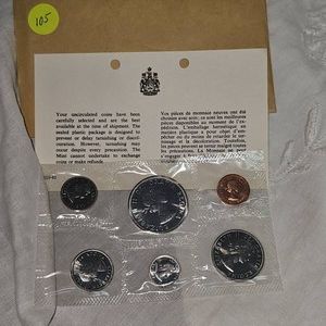 1964 Canadian Mint Proof Set, Silver UNC