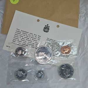 1964 Canadian Mint Proof Set, Silver UNC