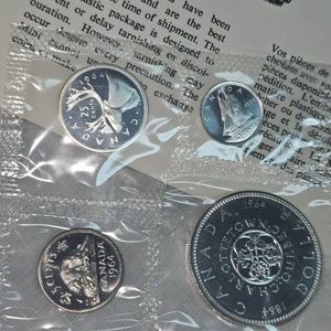1964 Canadian Mint Proof Set, Silver UNC