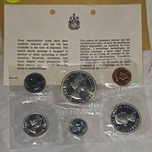 1964 Canadian Mint Proof Set, Silver UNC