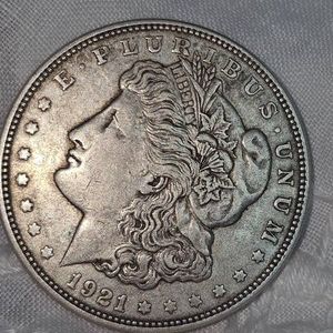 1921 D Morgan Silver Dollar $1