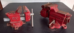 Two Bench Vises