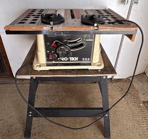 Pro-Tech Table Saw on Stand