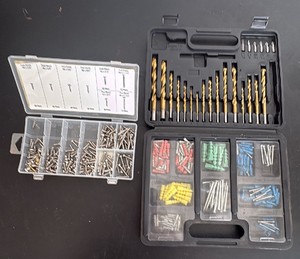 Drill Bit Kit and Stainless Steel Screw Assortment