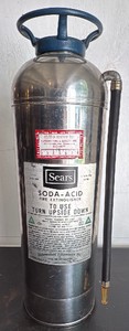 Vintage Sears Soda-Acid Fire Extinguisher