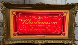 Budweiser Millennium Advertising Sign