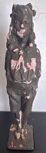 Vintage Plaster Sculpture titled Wallflower