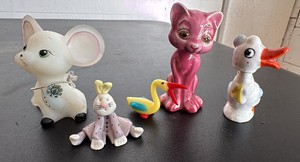 Animal Miniatures Including Fenton Glass, Ceramic and Hand Blown Glass