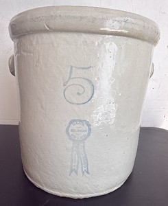 5 Gallon Buckeye Pottery Crock