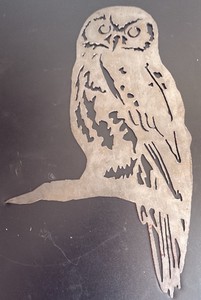 Metal Owl Cutout