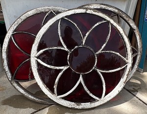 Vintage Round Stained Glass Windows