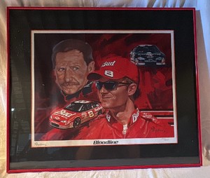Bloodline Lithograph of Dale Sr and Jr