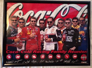 Coca-Cola Racing Family Reunion Framed Print