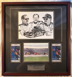 Framed Print Final Lap Daytona 500 Feb 18, 2001
