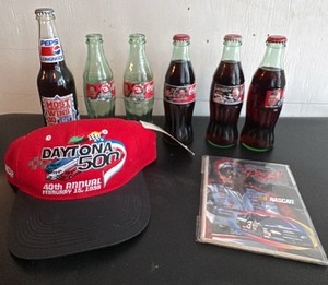 NASCAR Pop Bottles, Daytona Cap, Photo Album