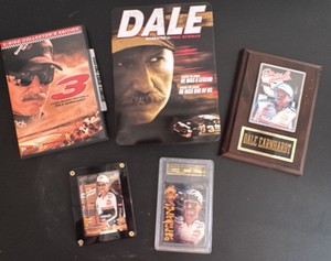 Dale Earnhardt Movies and Framed Sports Cards