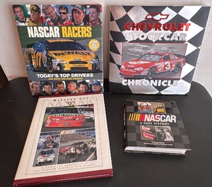 Four Vintage NASCAR Books